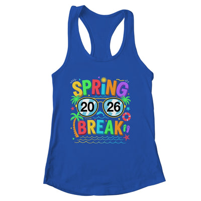 Spring Break Squad Vintage 2026 Florida Cool Sunglasses Shirt & Tank Top | siriusteestore