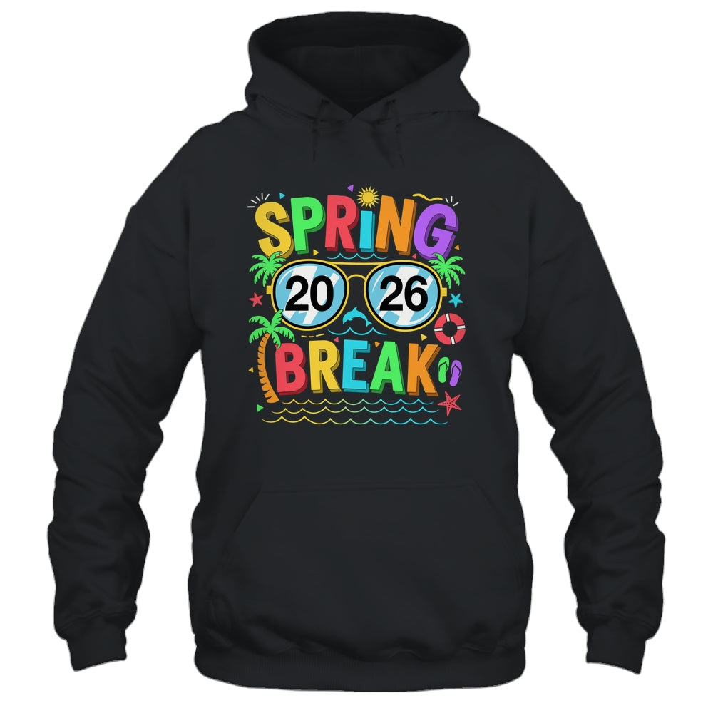 Spring Break Squad Vintage 2026 Florida Cool Sunglasses Shirt & Tank Top | siriusteestore