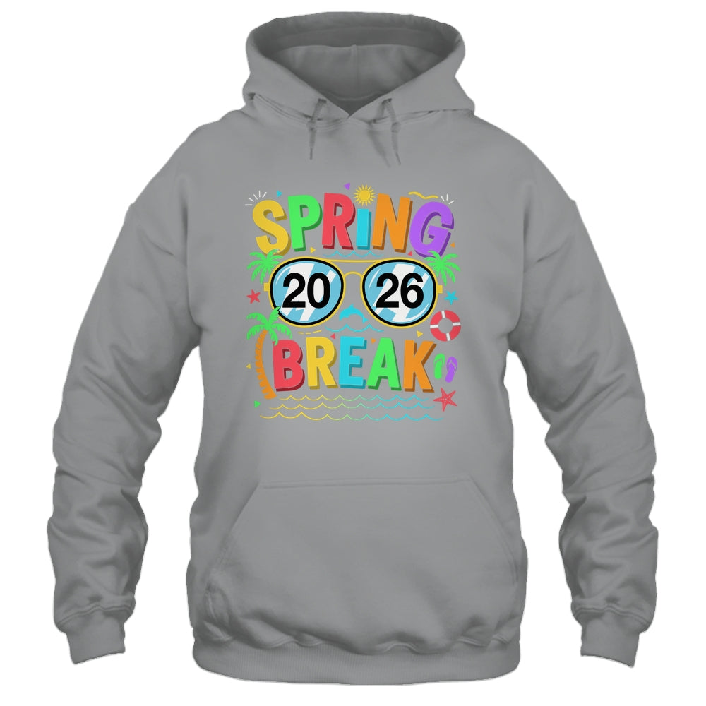 Spring Break Squad Vintage 2026 Florida Cool Sunglasses Shirt & Tank Top | siriusteestore