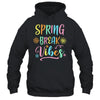 Spring Break Vibes Funny Spring Break Teacher Floral Pattern Shirt & Tank Top | siriusteestore