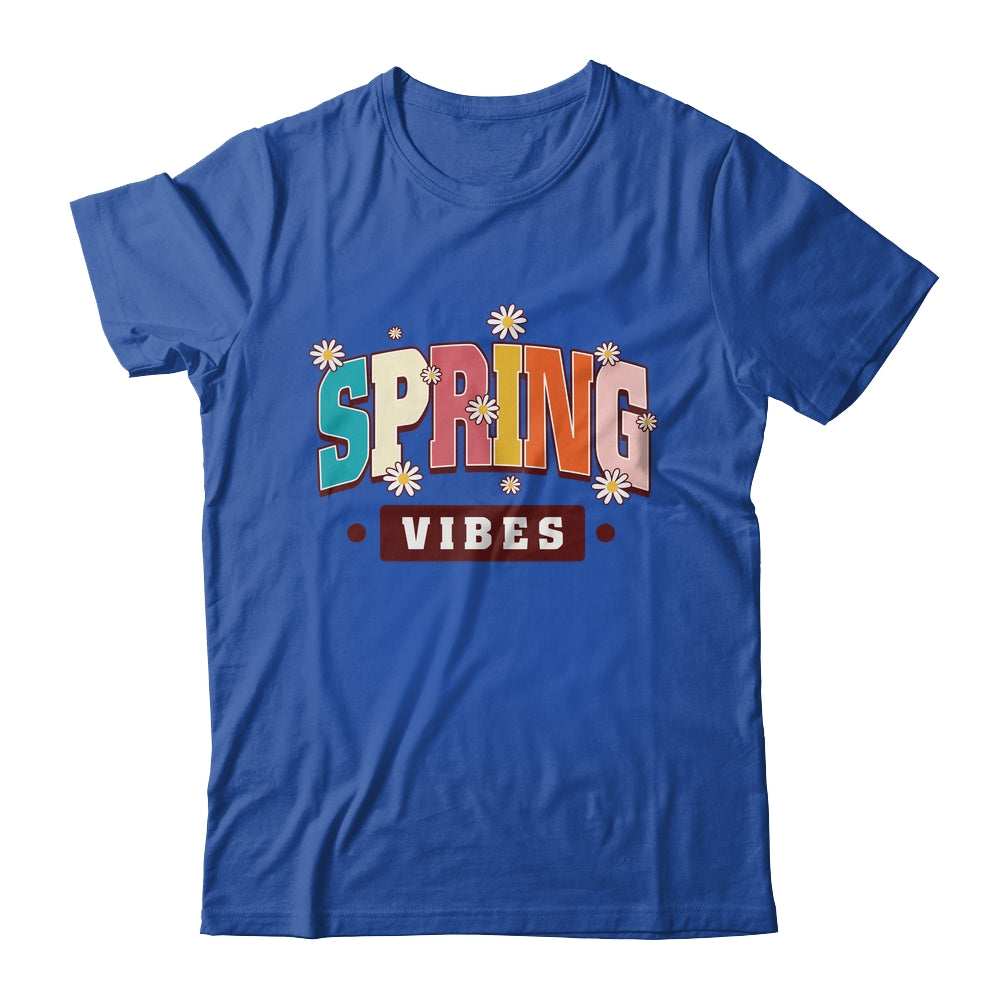 Spring Vibes Hello Spring Flowers Floral Happy Easter Shirt & Tank Top | siriusteestore