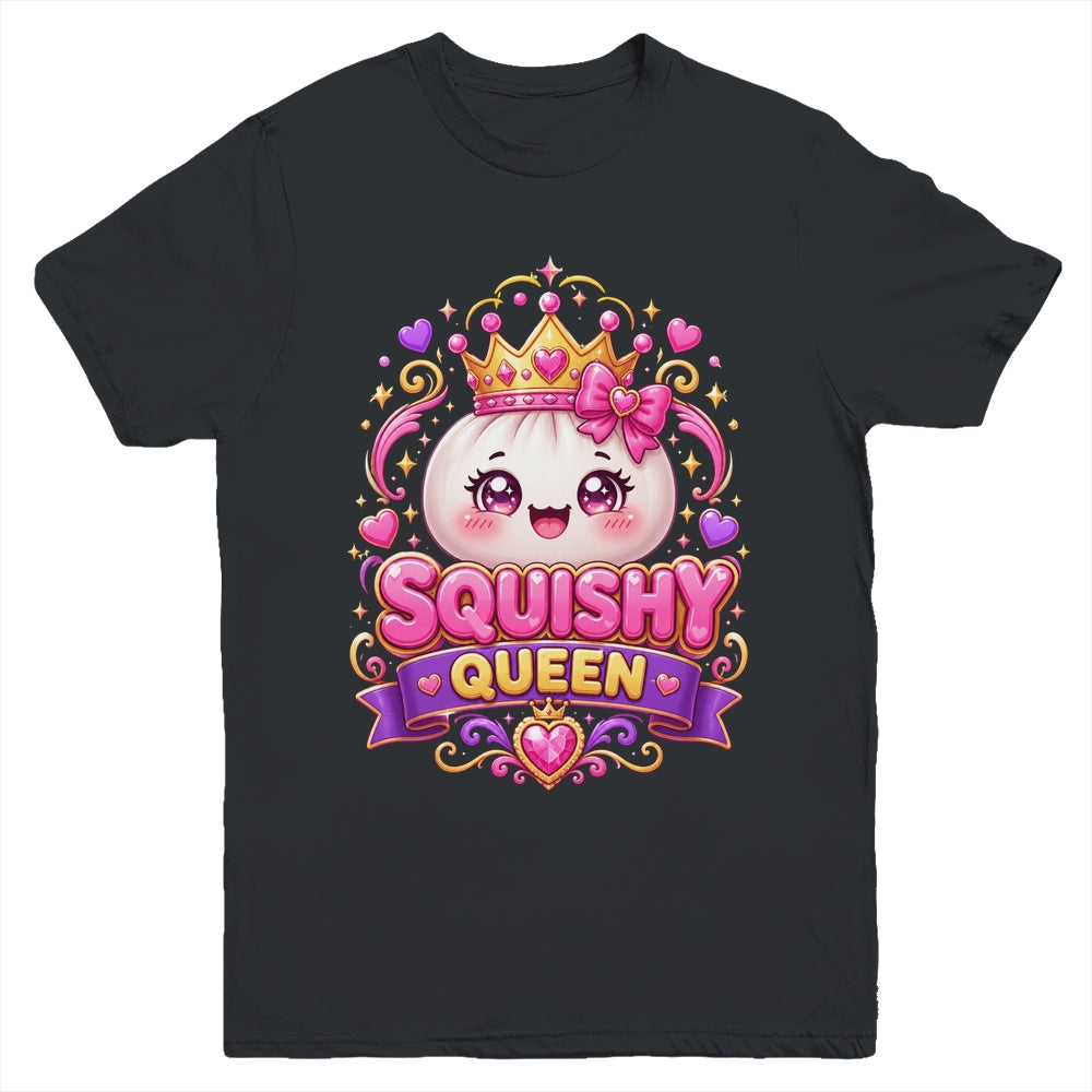 Squishy Queen Dumpling Kawaii Pastel Anime Birthday Girl Youth Shirt | siriusteestore
