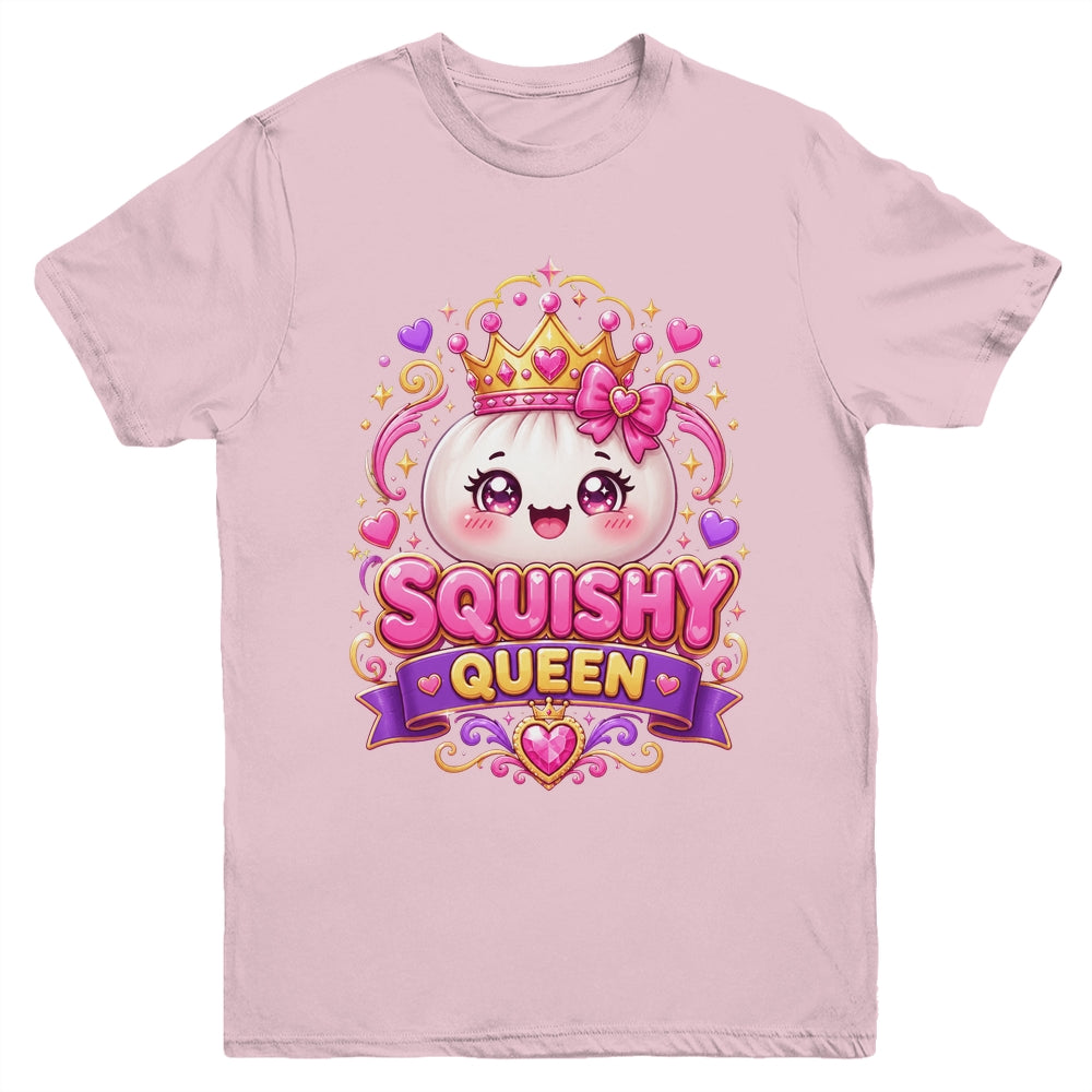 Squishy Queen Dumpling Kawaii Pastel Anime Birthday Girl Youth Shirt | siriusteestore