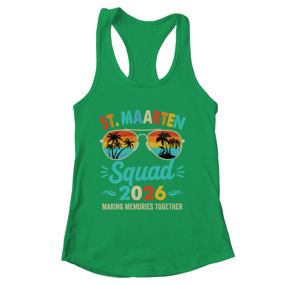 St. Maarten Squad 2026 Vacation Friends Family Matching Group Shirt & Tank Top | siriusteestore