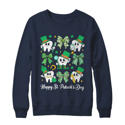 St Patrick Dentist Dental Assistant Teeth Irish Coquette Bow Shirt & Sweatshirt | siriusteestore