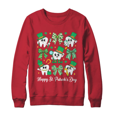 St Patrick Dentist Dental Assistant Teeth Irish Coquette Bow Shirt & Sweatshirt | siriusteestore