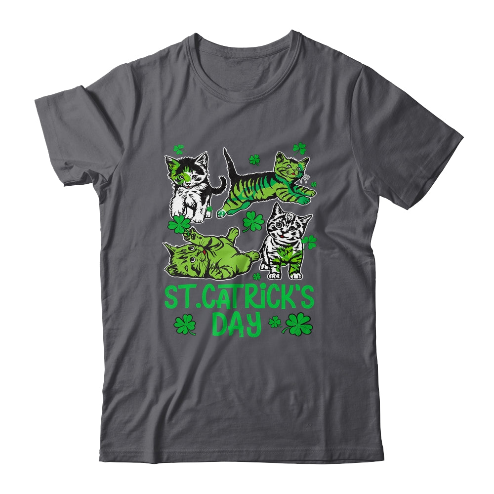 St Patricks Catricks Day Cats Saint Pattys Women Girls Shirt & Tank Top | siriusteestore