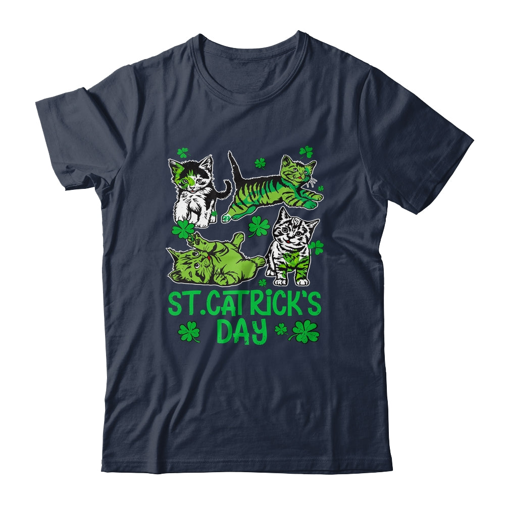 St Patricks Catricks Day Cats Saint Pattys Women Girls Shirt & Tank Top | siriusteestore
