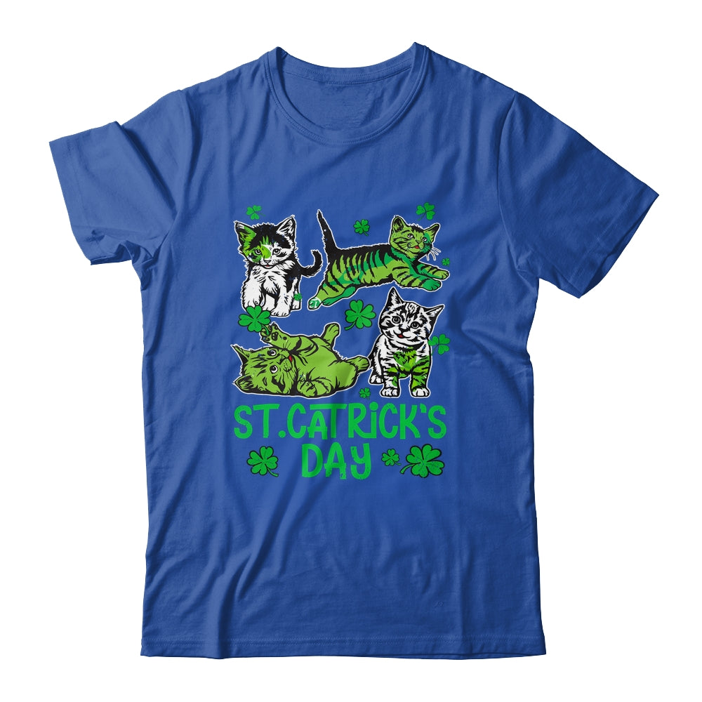 St Patricks Catricks Day Cats Saint Pattys Women Girls Shirt & Tank Top | siriusteestore