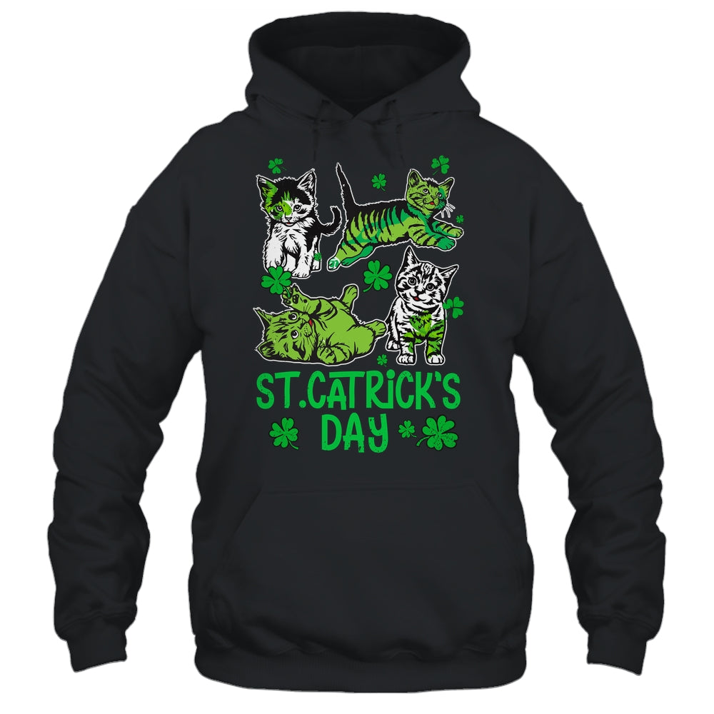 St Patricks Catricks Day Cats Saint Pattys Women Girls Shirt & Tank Top | siriusteestore