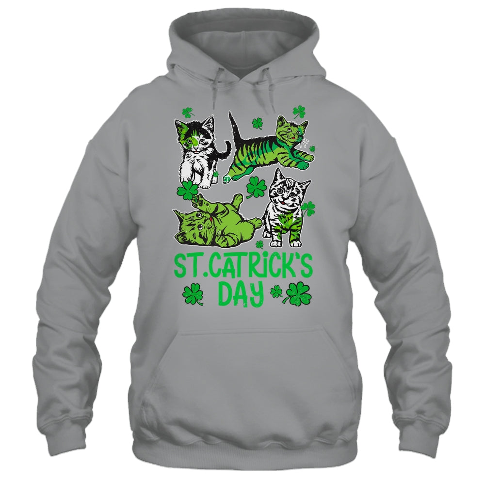 St Patricks Catricks Day Cats Saint Pattys Women Girls Shirt & Tank Top | siriusteestore