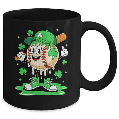 St Patricks Day Baseball Ice Cream Boys Baseball Player Mug | siriusteestore