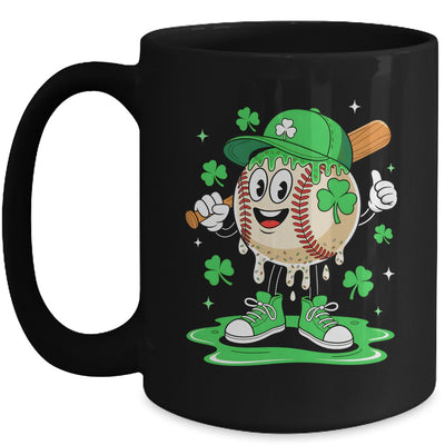St Patricks Day Baseball Ice Cream Boys Baseball Player Mug | siriusteestore
