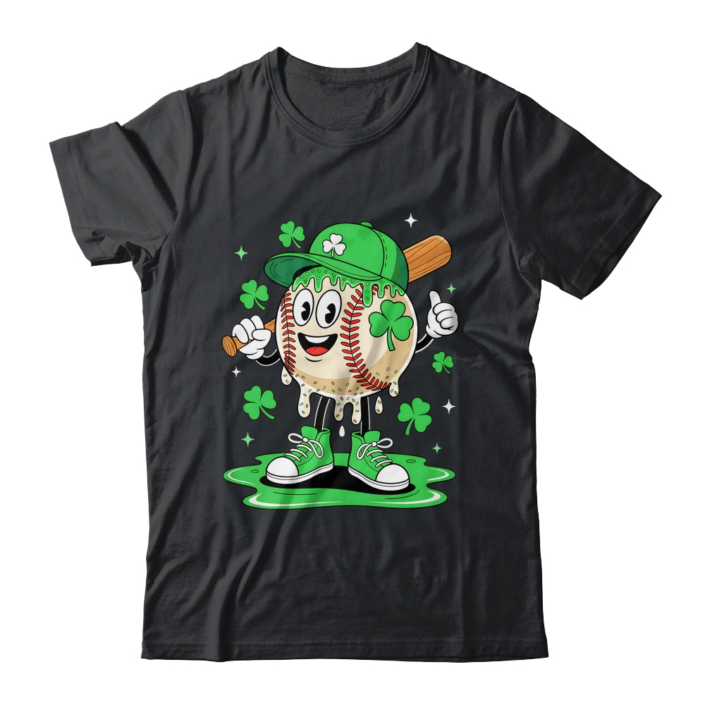 St Patricks Day Baseball Ice Cream Boys Baseball Player Shirt & Hoodie | siriusteestore