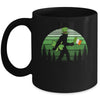 St Patricks Day Bigfoot Irish Shamrock Clover Leaf Mug | siriusteestore