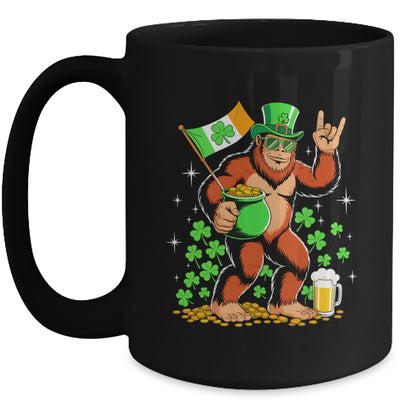 St Patricks Day Bigfoot Sasquatch Shamrock Men Women Kids Mug | siriusteestore
