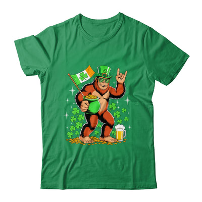St Patricks Day Bigfoot Sasquatch Shamrock Men Women Kids Shirt & Hoodie | siriusteestore