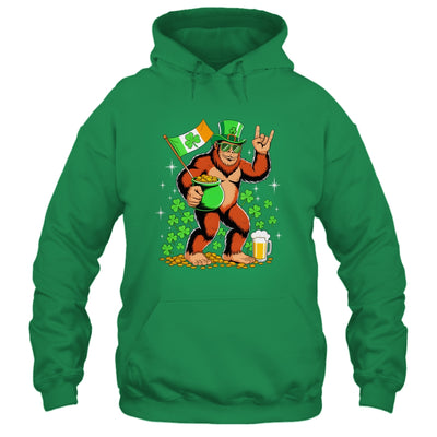 St Patricks Day Bigfoot Sasquatch Shamrock Men Women Kids Shirt & Hoodie | siriusteestore