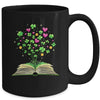 St Patricks Day Book Lover Librarian Shamrock Author Teacher Mug | siriusteestore
