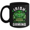 St Patricks Day Boys Gamer Shamrock Irish I Was Gaming Mug | siriusteestore
