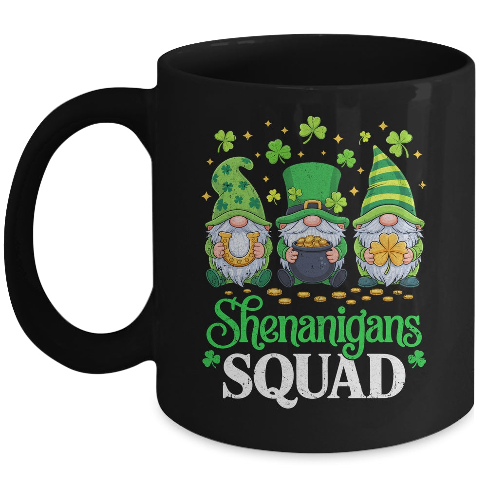 St Patricks Day Gnomes Shenanigans Squad Saint Pattys Women Mug | siriusteestore