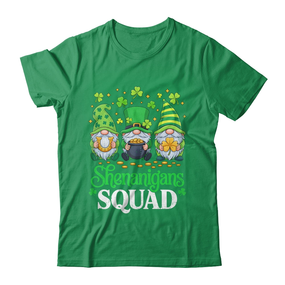 St Patricks Day Gnomes Shenanigans Squad Saint Pattys Women Shirt & Hoodie | siriusteestore