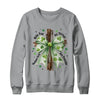 St Patricks Day God Christian Cross Coquette Bow Lucky Happy Shirt & Sweatshirt | siriusteestore