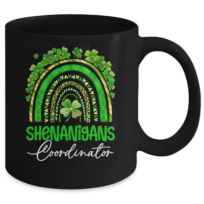 St Patricks Day Leopard Rainbow Shamrock One Lucky Nurse Mug | siriusteestore