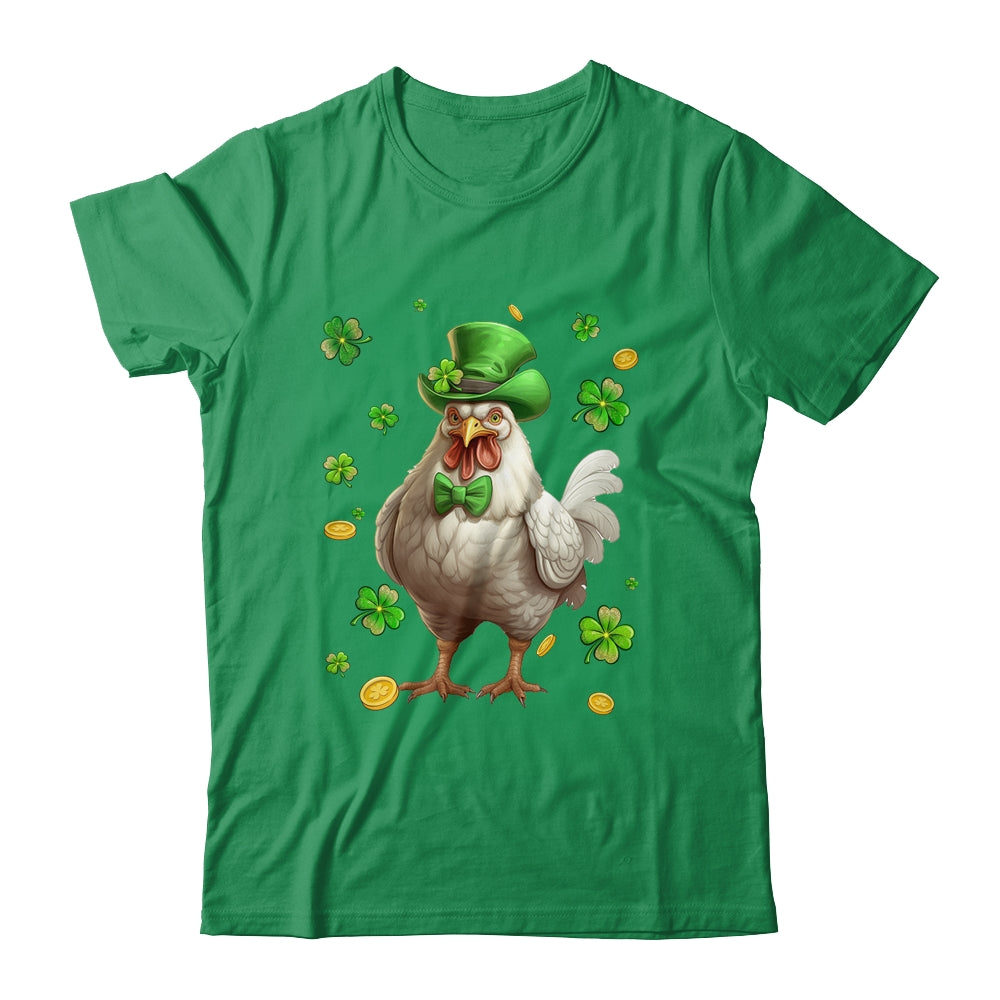 St Patricks Day Leprechaun Chicken Shamrock Lover Irish Shirt & Hoodie | siriusteestore