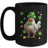 St Patricks Day Leprechaun Chicken Shamrock Lover Irish Mug | siriusteestore