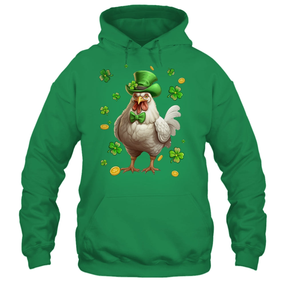 St Patricks Day Leprechaun Chicken Shamrock Lover Irish Shirt & Hoodie | siriusteestore