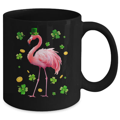 St Patricks Day Leprechaun Flamingo Shamrock Lover Irish Mug | siriusteestore