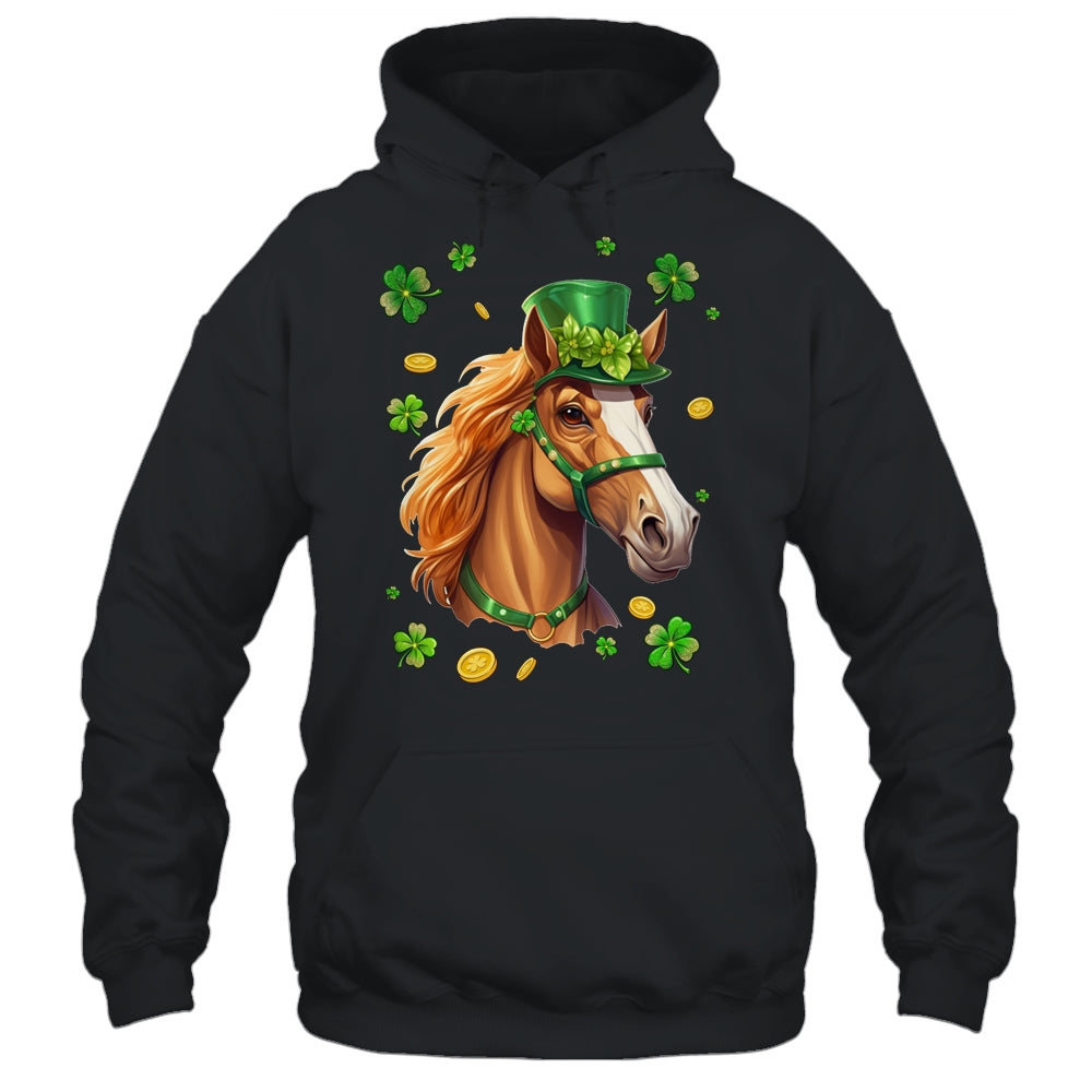 St Patricks Day Leprechaun Horse Shamrock Horse Lover Irish Shirt & Hoodie | siriusteestore