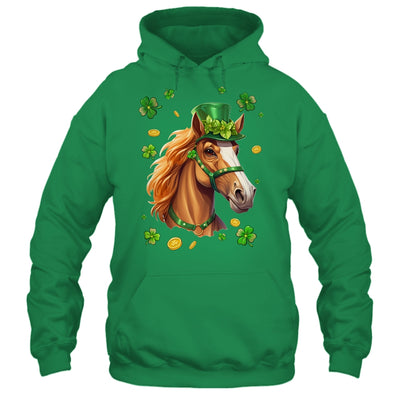 St Patricks Day Leprechaun Horse Shamrock Horse Lover Irish Shirt & Hoodie | siriusteestore