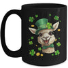 St Patricks Day Leprechaun Llama Shamrock Llama Lover Irish Mug | siriusteestore