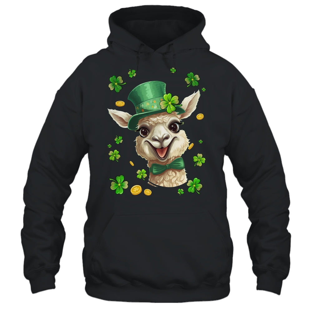 St Patricks Day Leprechaun Llama Shamrock Llama Lover Irish Shirt & Hoodie | siriusteestore