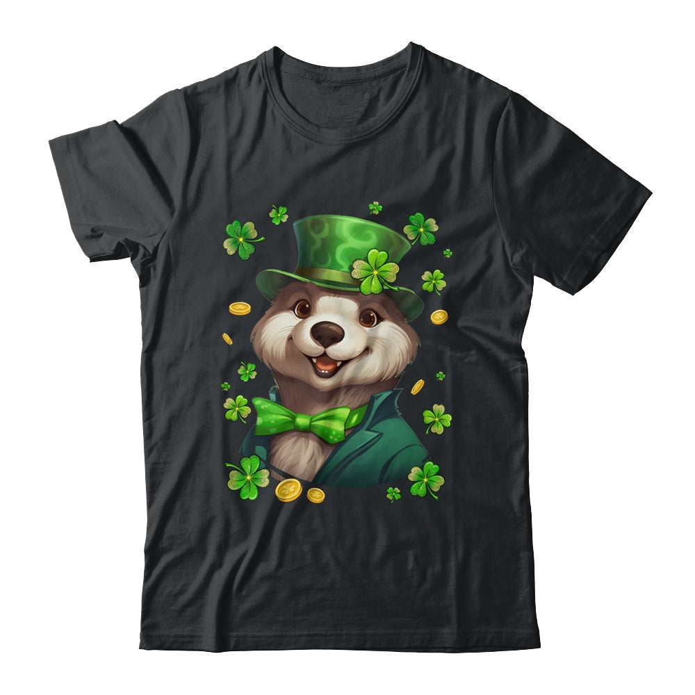 St Patricks Day Leprechaun Otter Shamrock Otter Lover Irish Shirt & Hoodie | siriusteestore