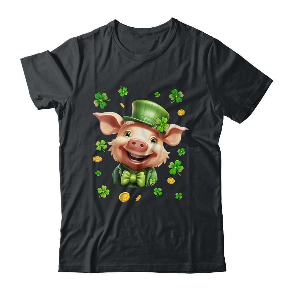 St Patricks Day Leprechaun Pig Shamrock Pig Lover Irish Shirt & Hoodie | siriusteestore