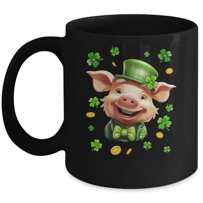 St Patricks Day Leprechaun Pig Shamrock Pig Lover Irish Mug | siriusteestore