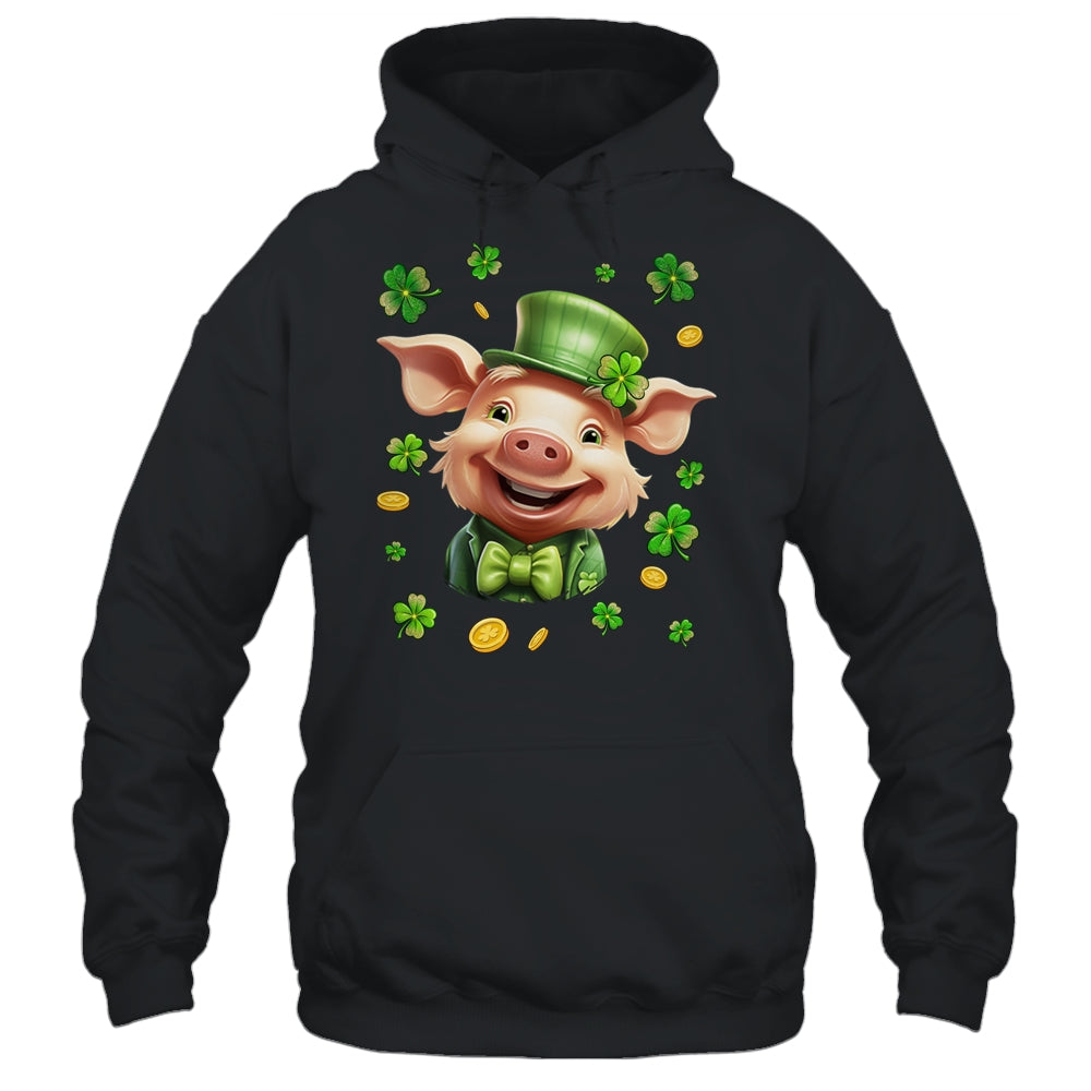 St Patricks Day Leprechaun Pig Shamrock Pig Lover Irish Shirt & Hoodie | siriusteestore