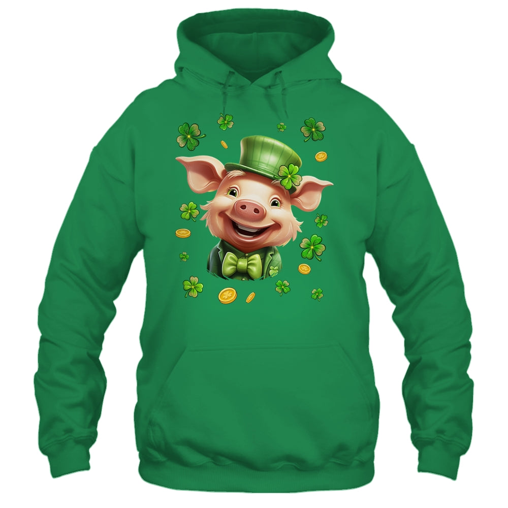 St Patricks Day Leprechaun Pig Shamrock Pig Lover Irish Shirt & Hoodie | siriusteestore