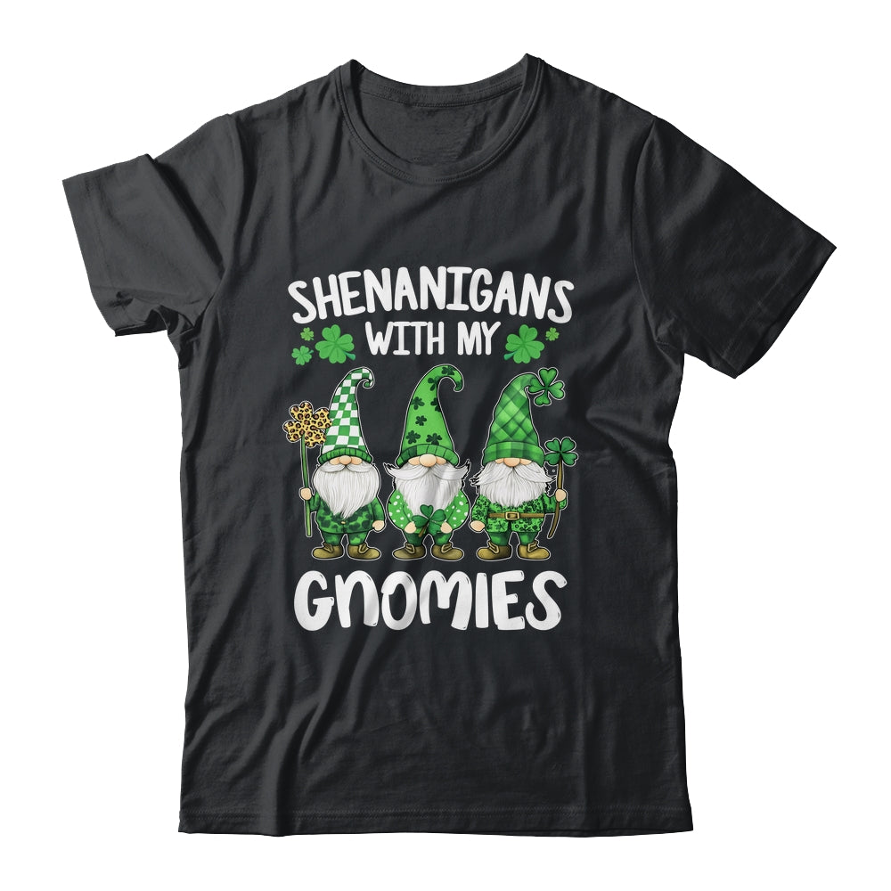 St Patricks Day Lucky Shamrock Leopard Gnomes Irish Women Shirt & Tank Top | siriusteestore
