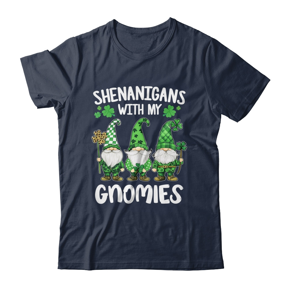 St Patricks Day Lucky Shamrock Leopard Gnomes Irish Women Shirt & Tank Top | siriusteestore