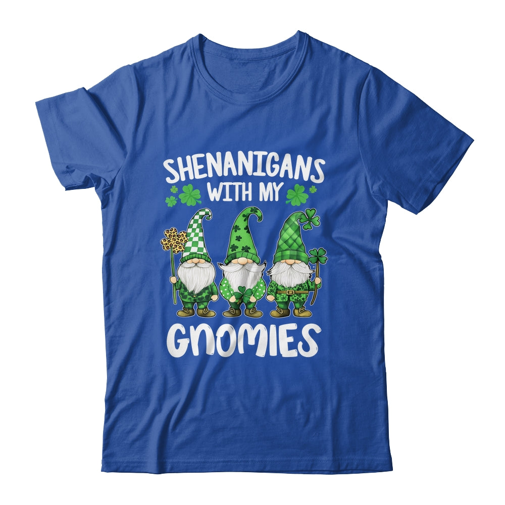 St Patricks Day Lucky Shamrock Leopard Gnomes Irish Women Shirt & Tank Top | siriusteestore