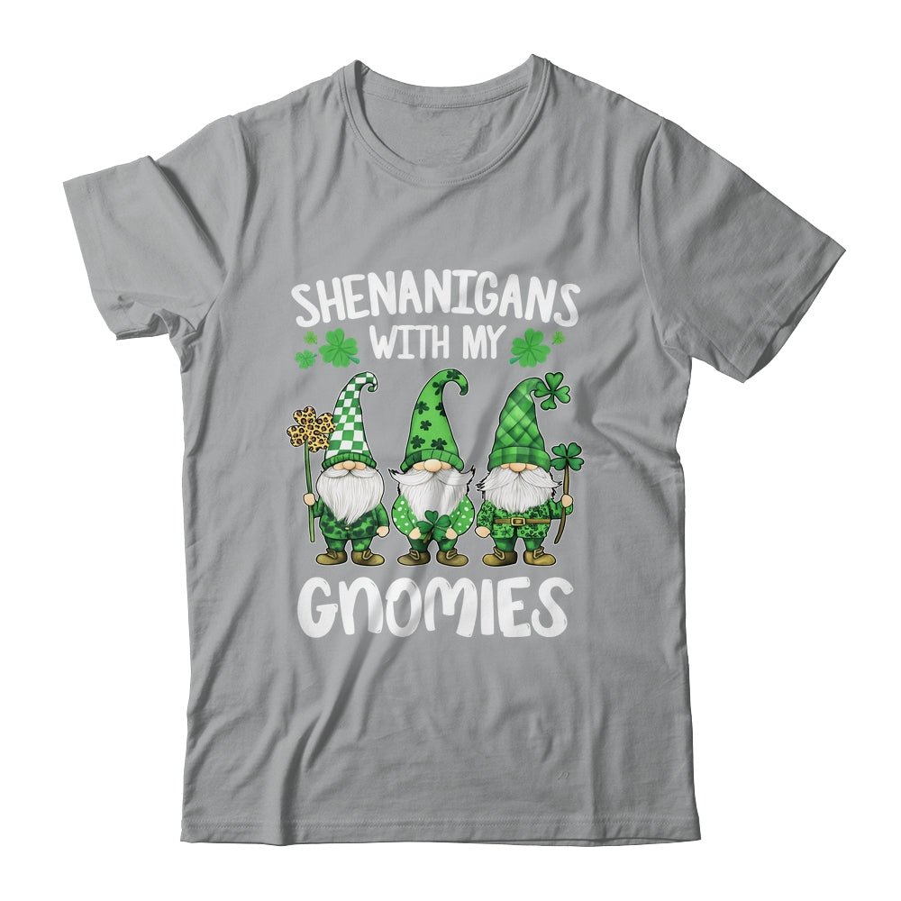 St Patricks Day Lucky Shamrock Leopard Gnomes Irish Women Shirt & Tank Top | siriusteestore