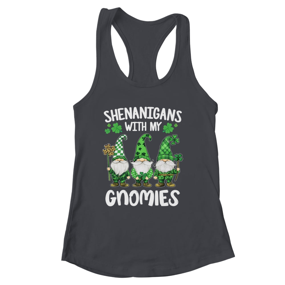 St Patricks Day Lucky Shamrock Leopard Gnomes Irish Women Shirt & Tank Top | siriusteestore