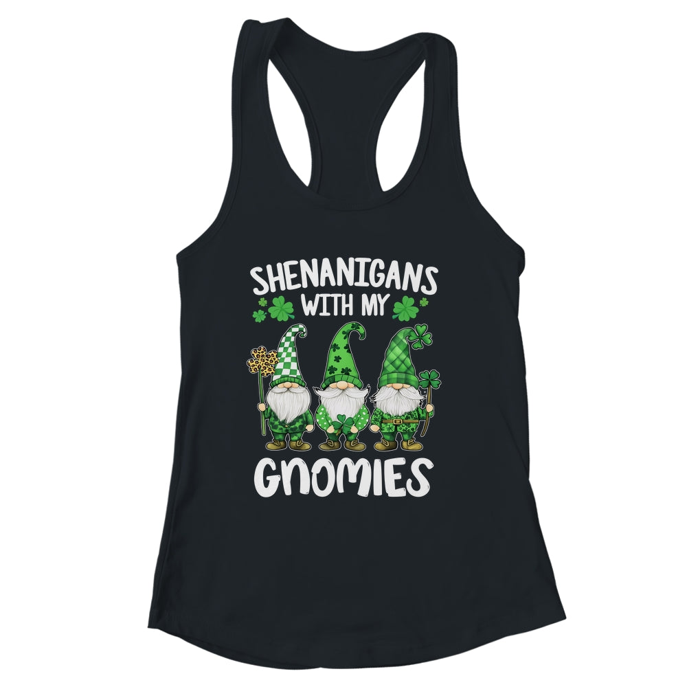 St Patricks Day Lucky Shamrock Leopard Gnomes Irish Women Shirt & Tank Top | siriusteestore
