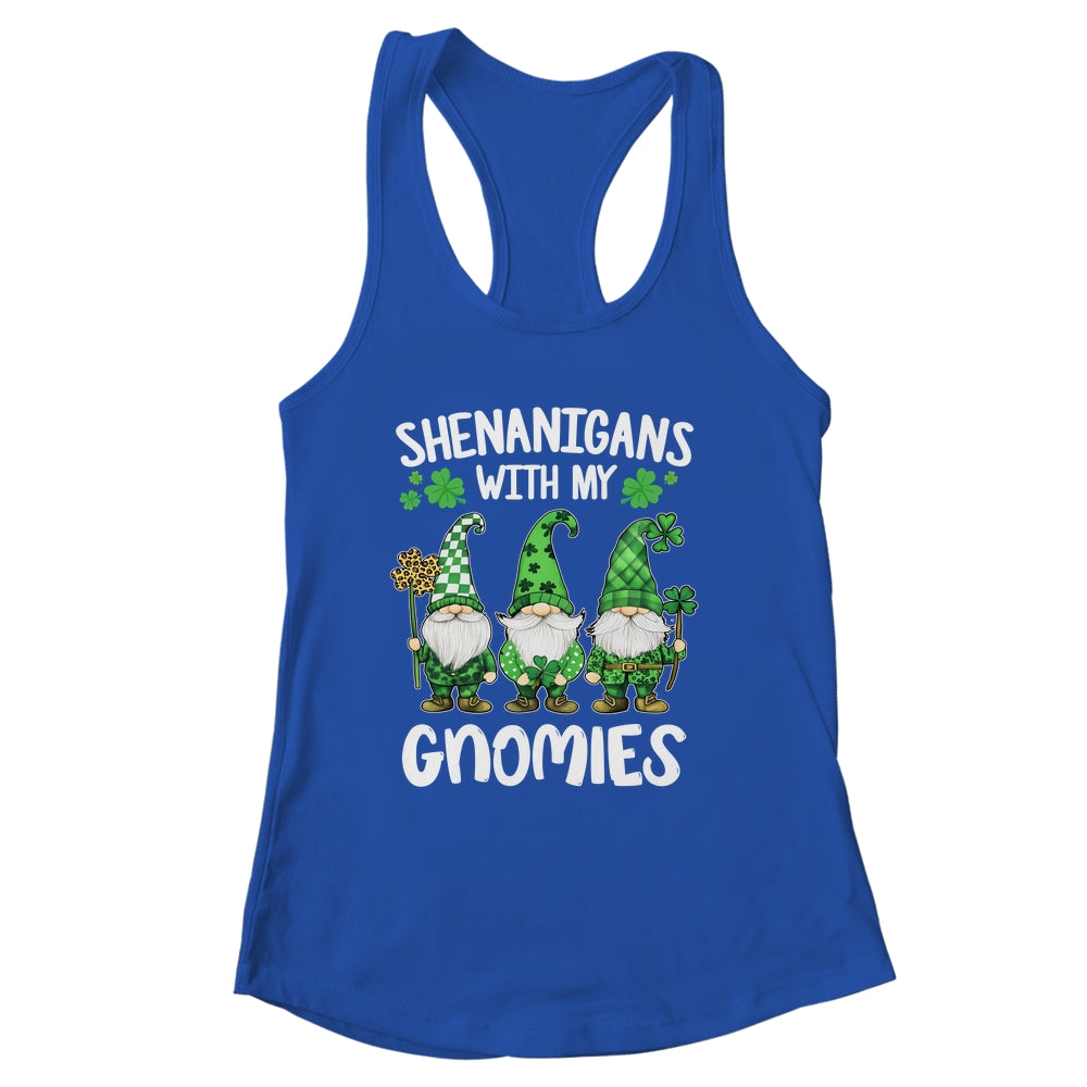 St Patricks Day Lucky Shamrock Leopard Gnomes Irish Women Shirt & Tank Top | siriusteestore