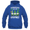 St Patricks Day Lucky Shamrock Leopard Gnomes Irish Women Shirt & Tank Top | siriusteestore
