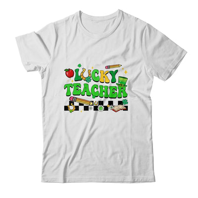 St Patricks Day Lucky Teacher Saint Paddys Groovy Women Shirt & Hoodie | siriusteestore